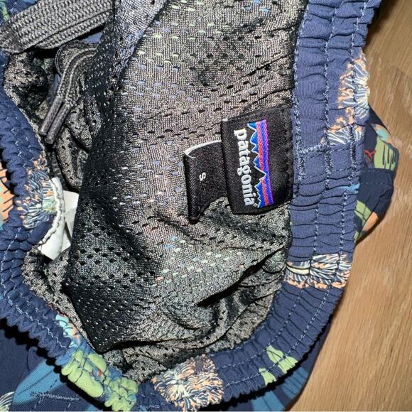 Patagonia Men's Baggies Longs - 7" Parrots Stone Blue Small - Picture 5 of 8